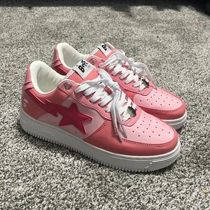 Pink Bapestas 10/10 condition